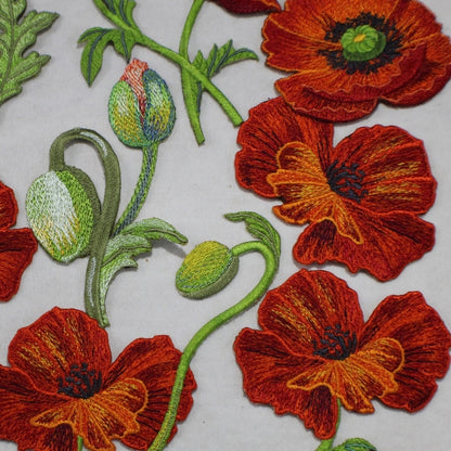Red Poppy Patches