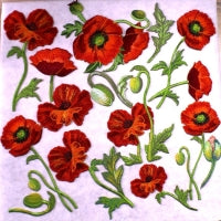 Red Poppy Patches