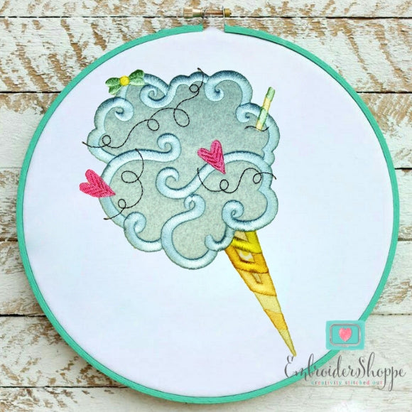 Unicorn Cat Applique Set