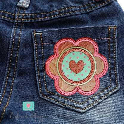 Retro Flower Patches