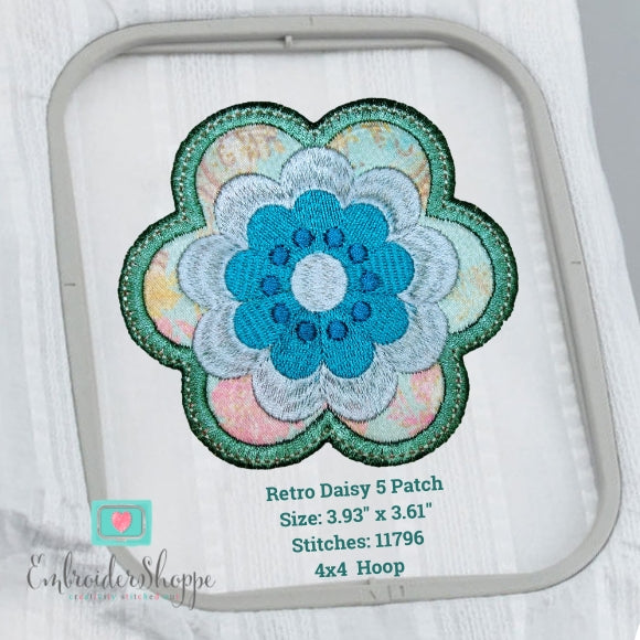 Retro Flower Patches