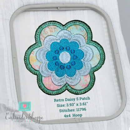 Retro Flower Patches