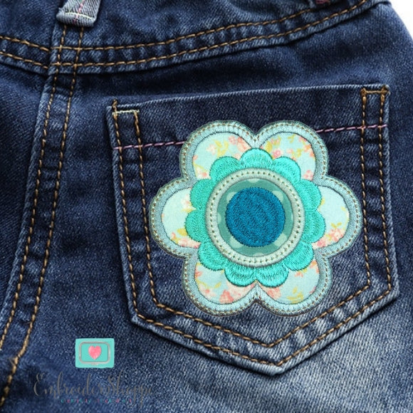 Retro Flower Patches