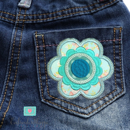 Retro Flower Patches