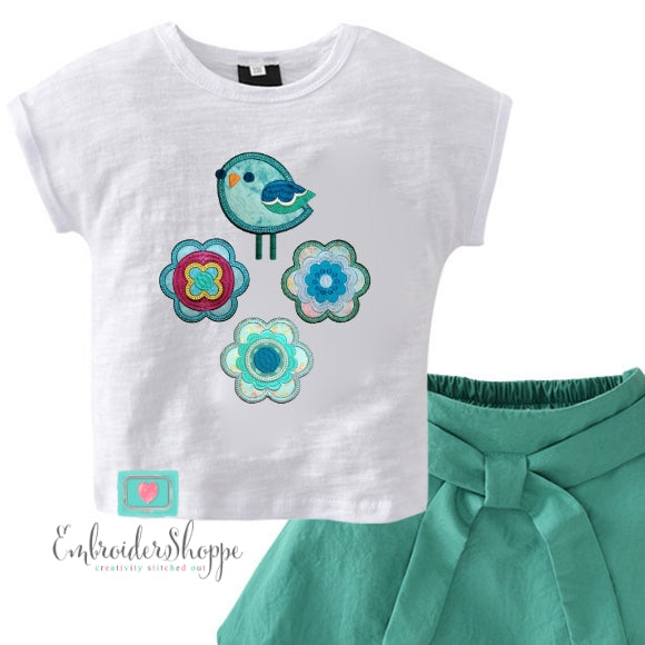 Retro Flower Patches