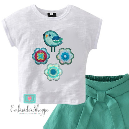 Retro Flower Patches