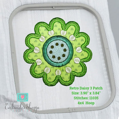 Retro Flower Patches