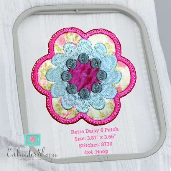Retro Flower Patches