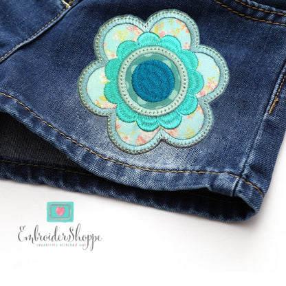 Retro Flower Patches