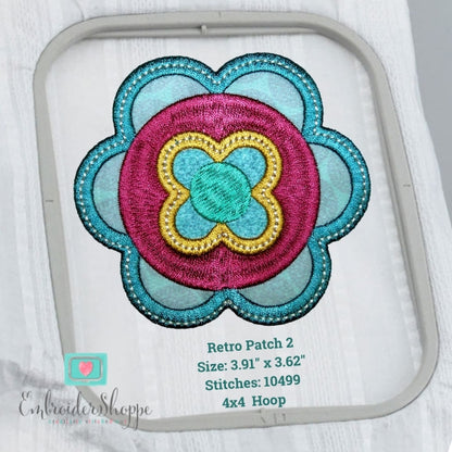 Retro Flower Patches