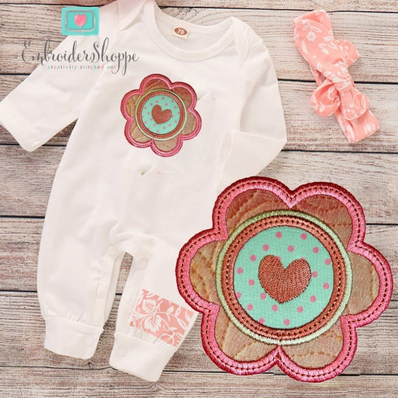 Retro Flower Patches