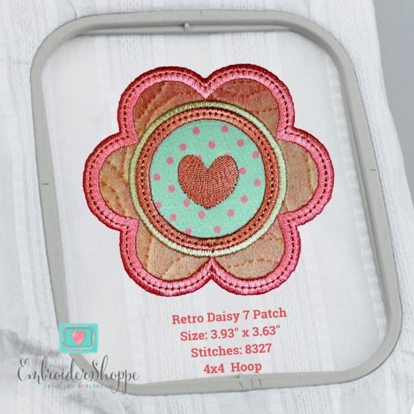 Retro Flower Patches