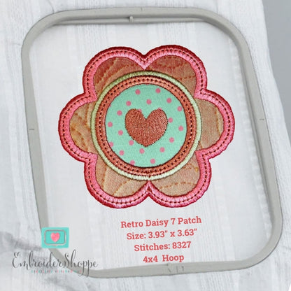 Retro Flower Patches