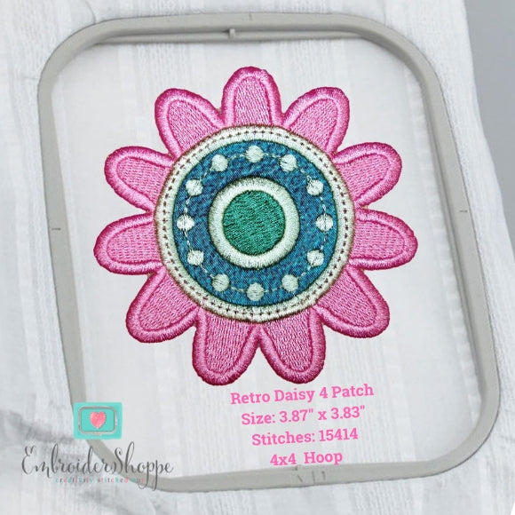 Retro Flower Patches