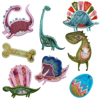 Dinosaur Applique Set