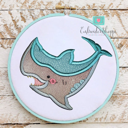 Shark Applique Set