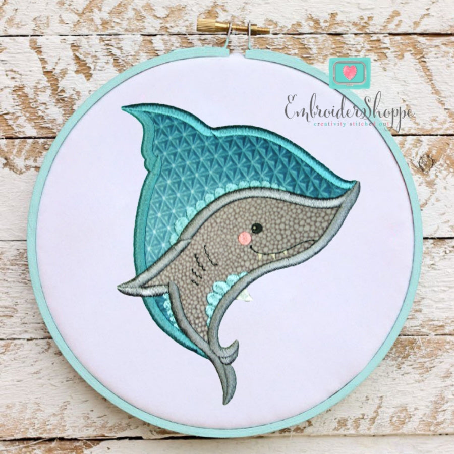 Shark Applique Set