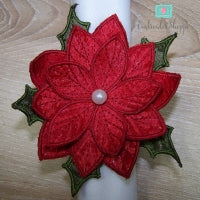 Poinsettia Napkin Ring