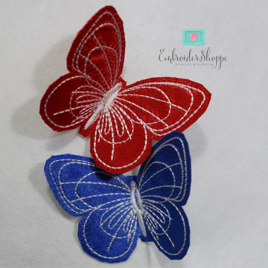 4th of July Butterfly Napkin Rings