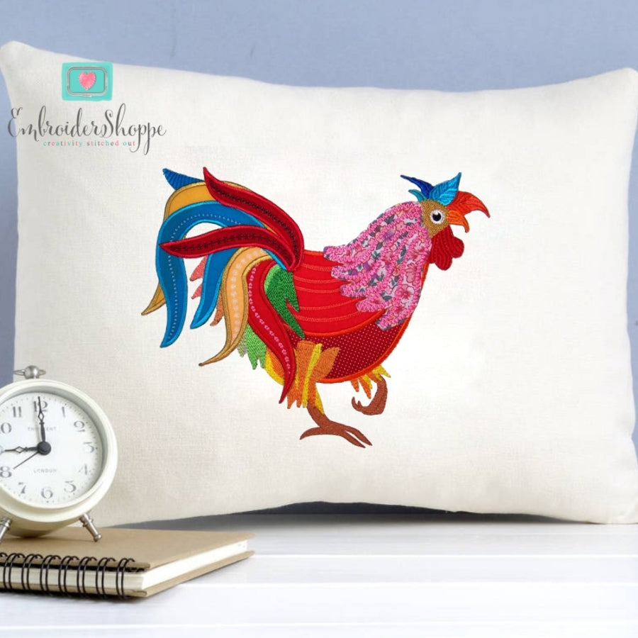 Rooster Applique