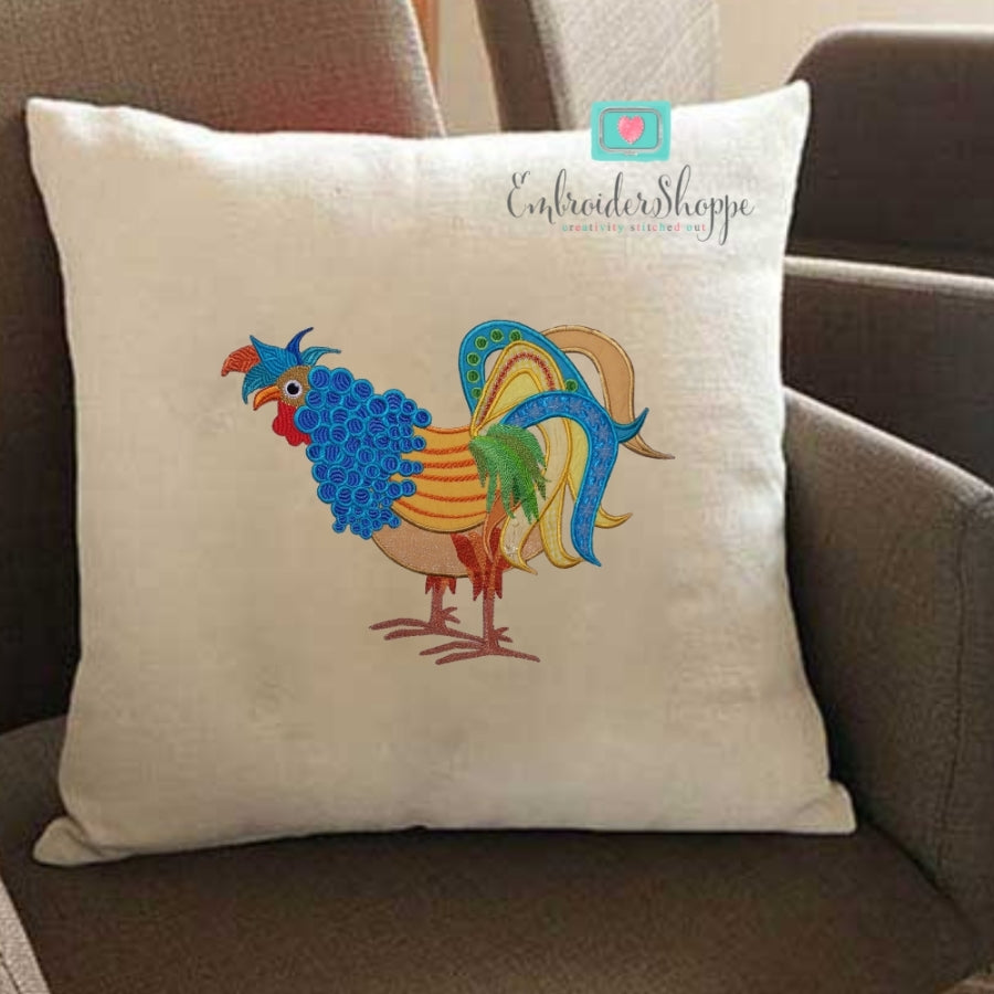 Rooster Applique