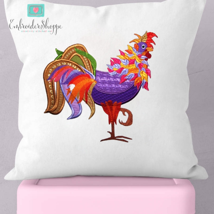 Rooster Applique