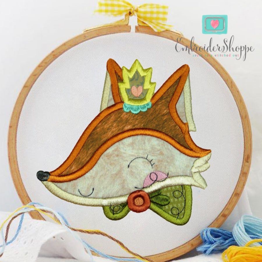 Fox Couple Applique