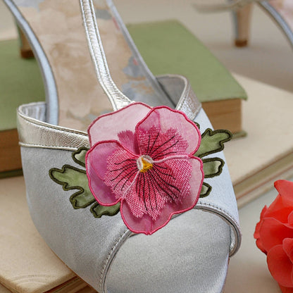 Organza Pansy Embellishments