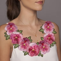 Organza Pansy Embellishments