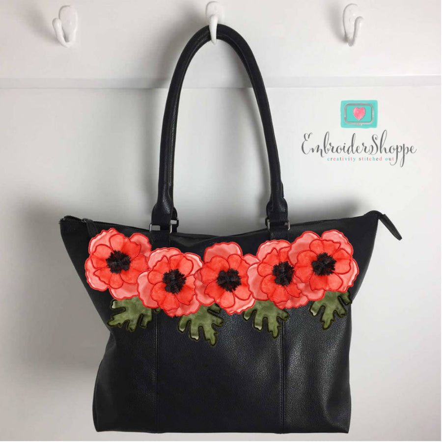 Organza Poppy Embellishments