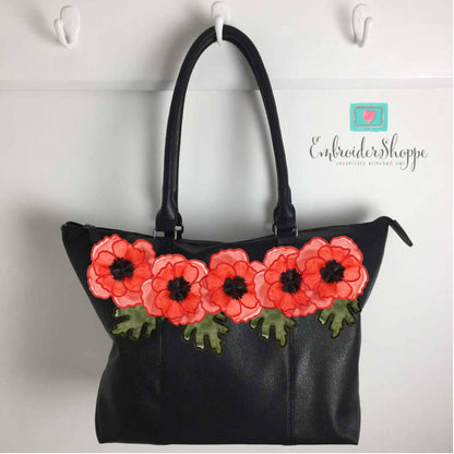 Organza Poppy Embellishments