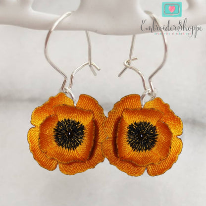 Poppy Earrings and Ring