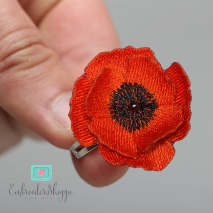 Poppy Earrings and Ring