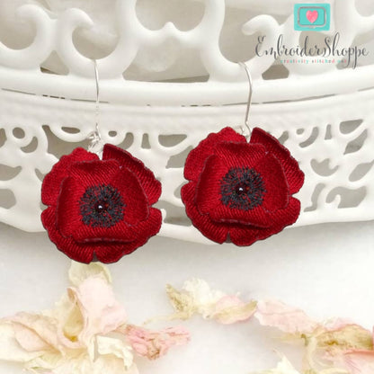 Poppy Earrings and Ring