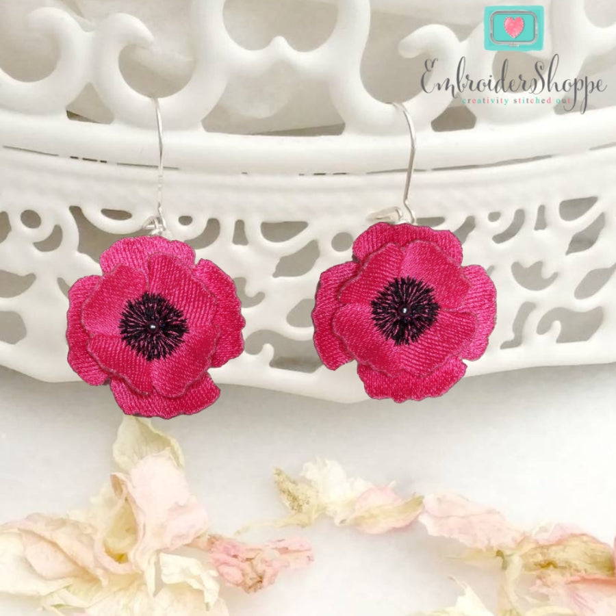Poppy Earrings and Ring