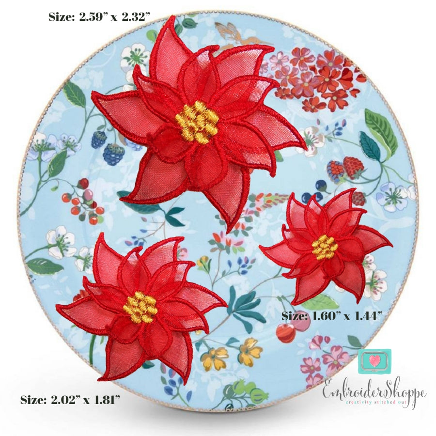 Organza Flower Embellishments 1