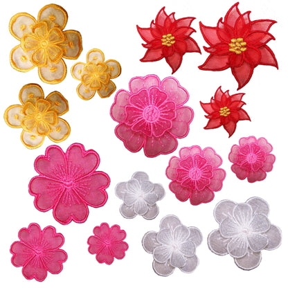 Organza Flower Embellishments 1