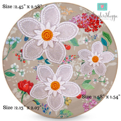 Organza Flower Embellishments 2