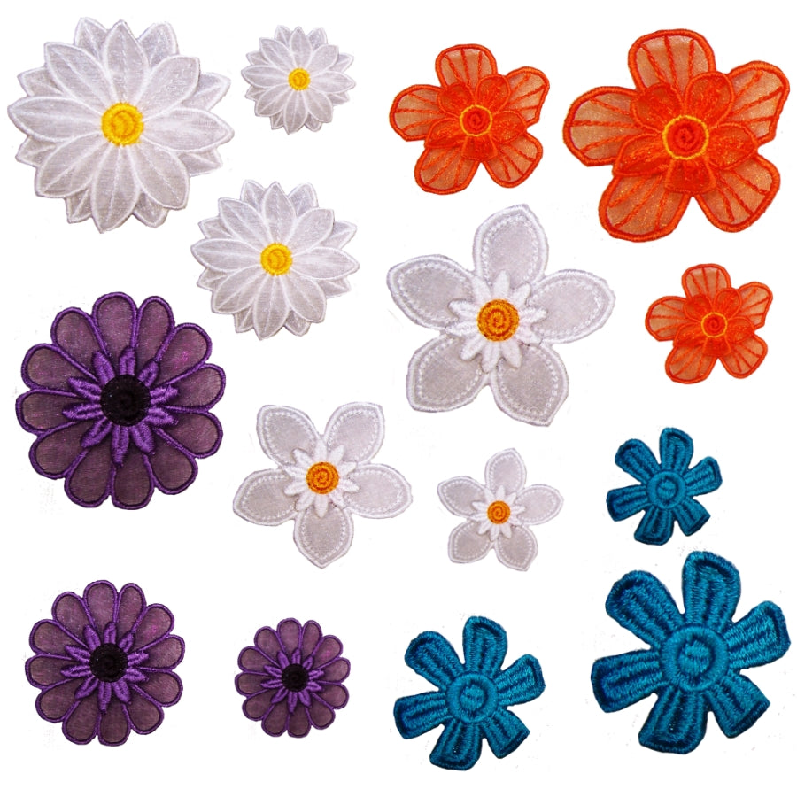 Organza Flower Embellishments 2
