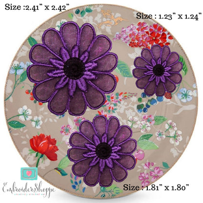 Organza Flower Embellishments 2