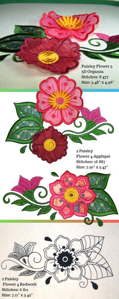 Moroccan Flower Paisleys Set 2