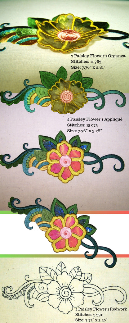 Moroccan Flower Paisleys Set 2
