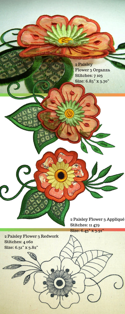 Moroccan Flower Paisleys Set 2