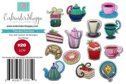 Tea Set Patches