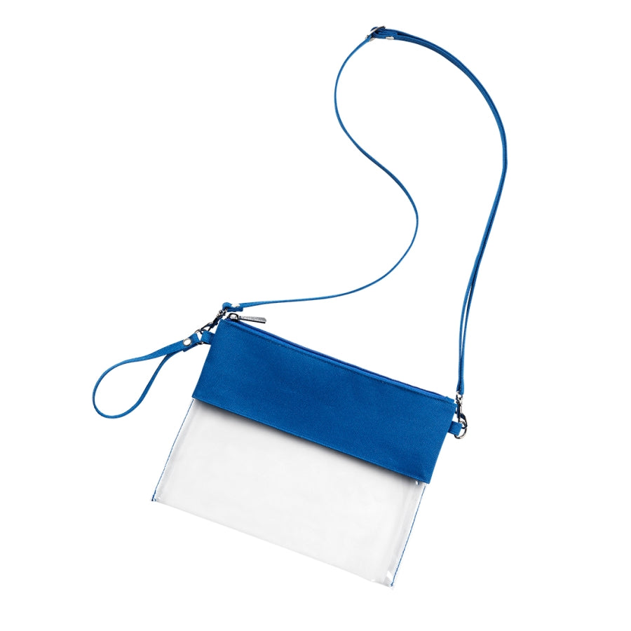 Royal Blue Clear Purse