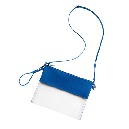 Royal Blue Clear Purse