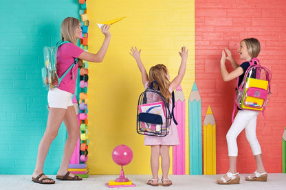 Black Clear Backpack