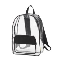 Black Clear Backpack