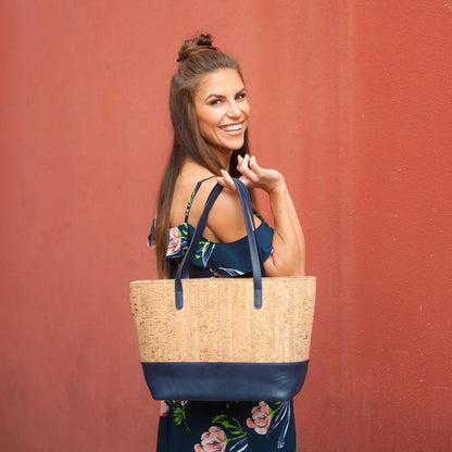 Navy & Cork Charlotte Purse