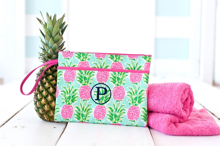 Sweet Paradise Zip Pouch Wristlet